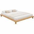 Massivholzbett 180x200 cm aus Eiche – Natur geölt & lackiert – Doppelbett mit Stauraum