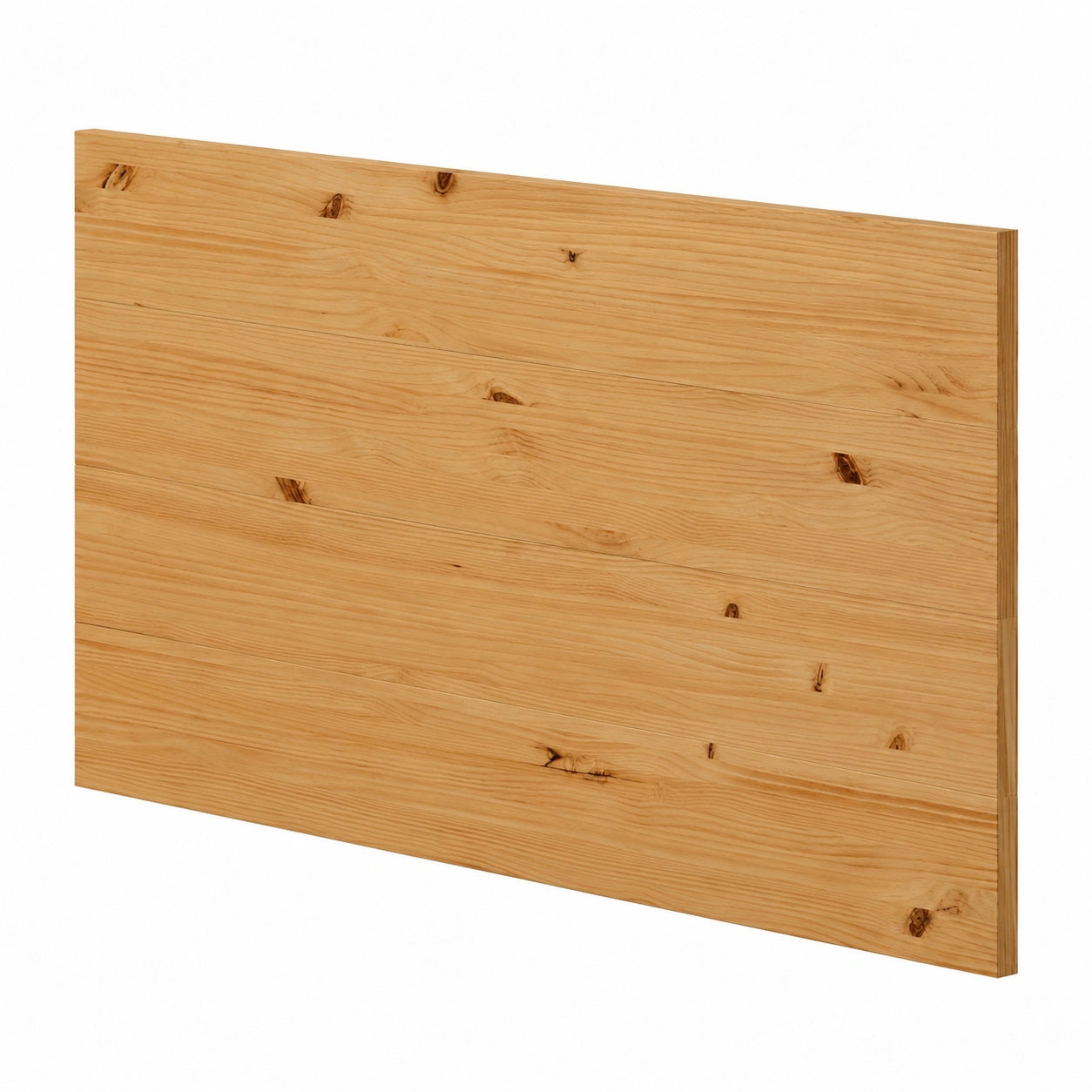 Holz-Kopfteil für Doppelbett 130-140 cm - Skandinavisches Design, Handarbeit aus Spanien - Fuji Dunkel
