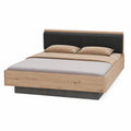 Jugendbett Forte Raven 140x200 cm in Artisan Eiche und Betonoptik