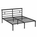 Modernes Doppelbett 160x200 cm mit LED, Ladestation & Stauraum
