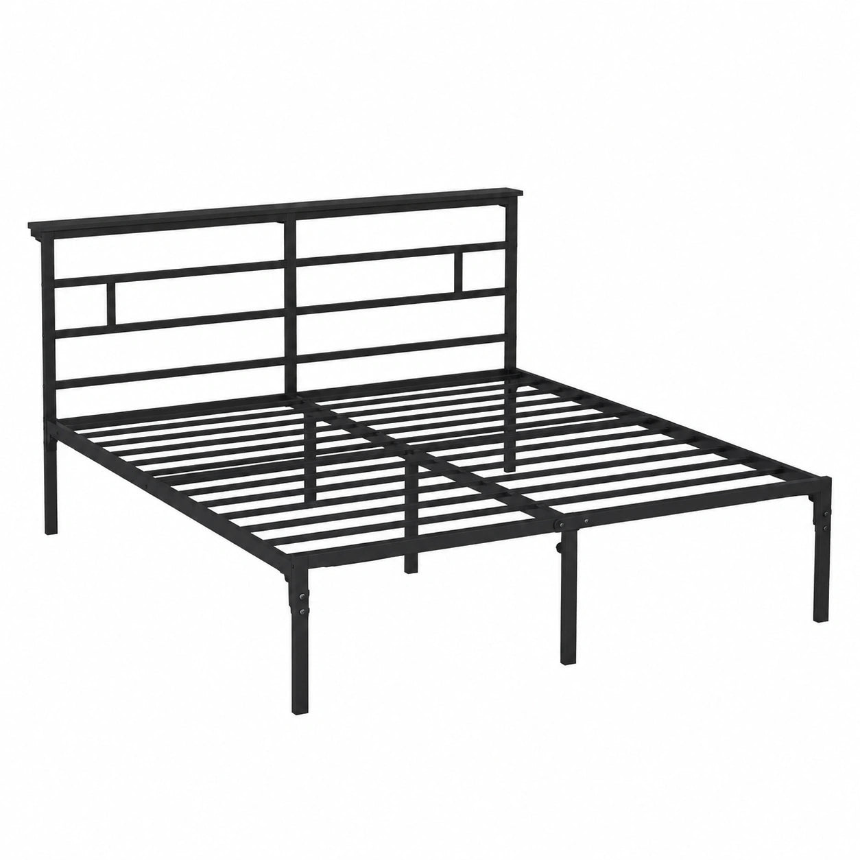 Modernes Doppelbett 160x200 cm mit LED, Ladestation & Stauraum
